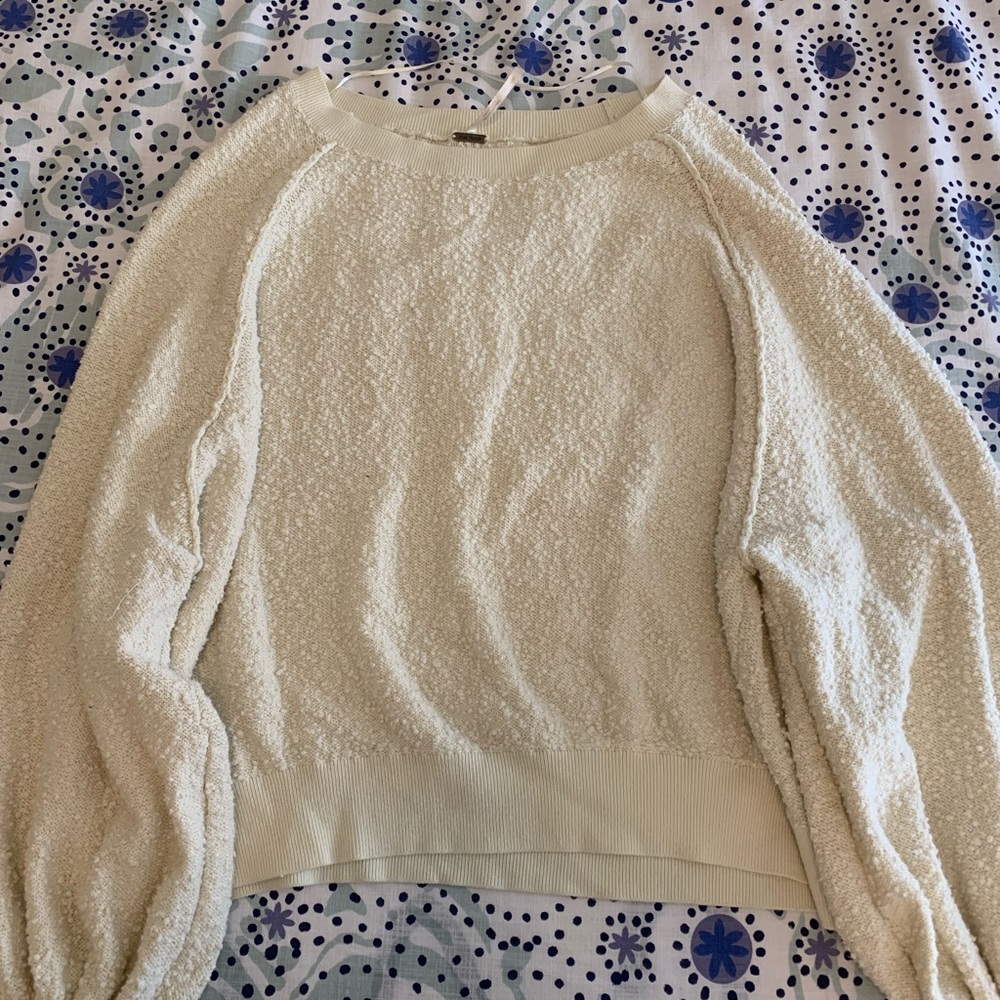 Free People Found my Friend Pullover in Ivory - S
